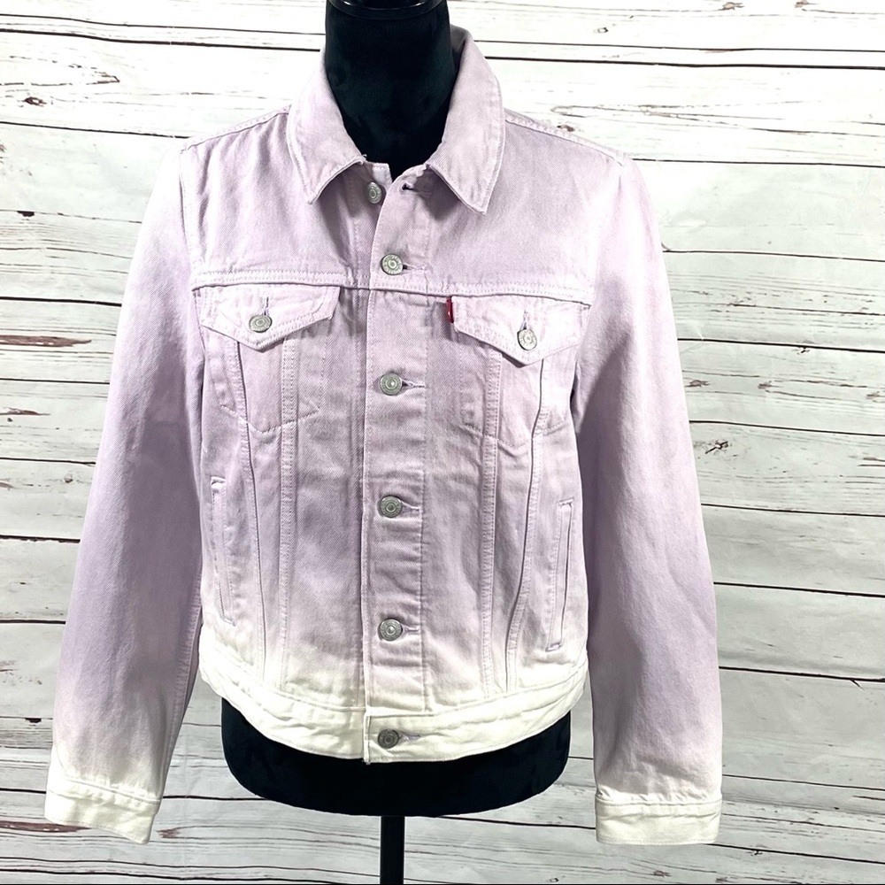 Levi’s‎ Women’s Purple Ombré Denim Jacket Size S